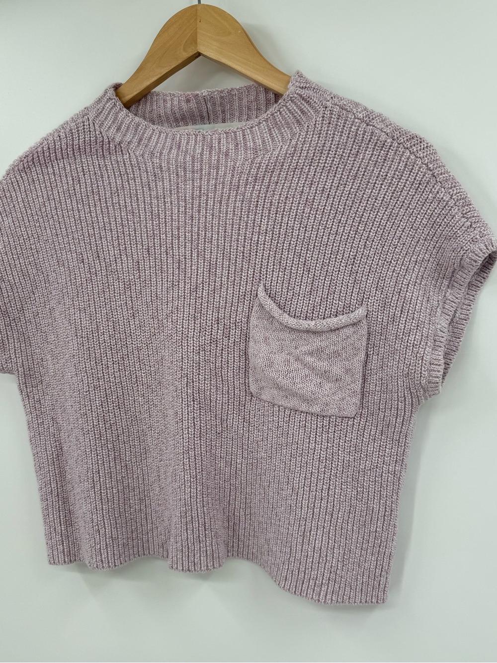 Free People Beach Freya Sweater Set Top Only | Lavender | Medium - Picture 9 of 9
